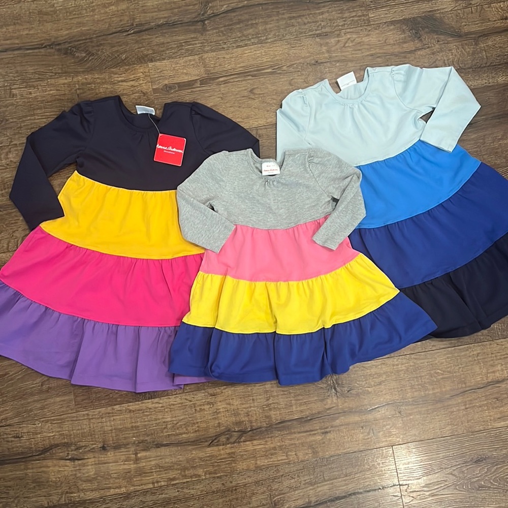 Hanna Anderson Multi Color Stripe Dress